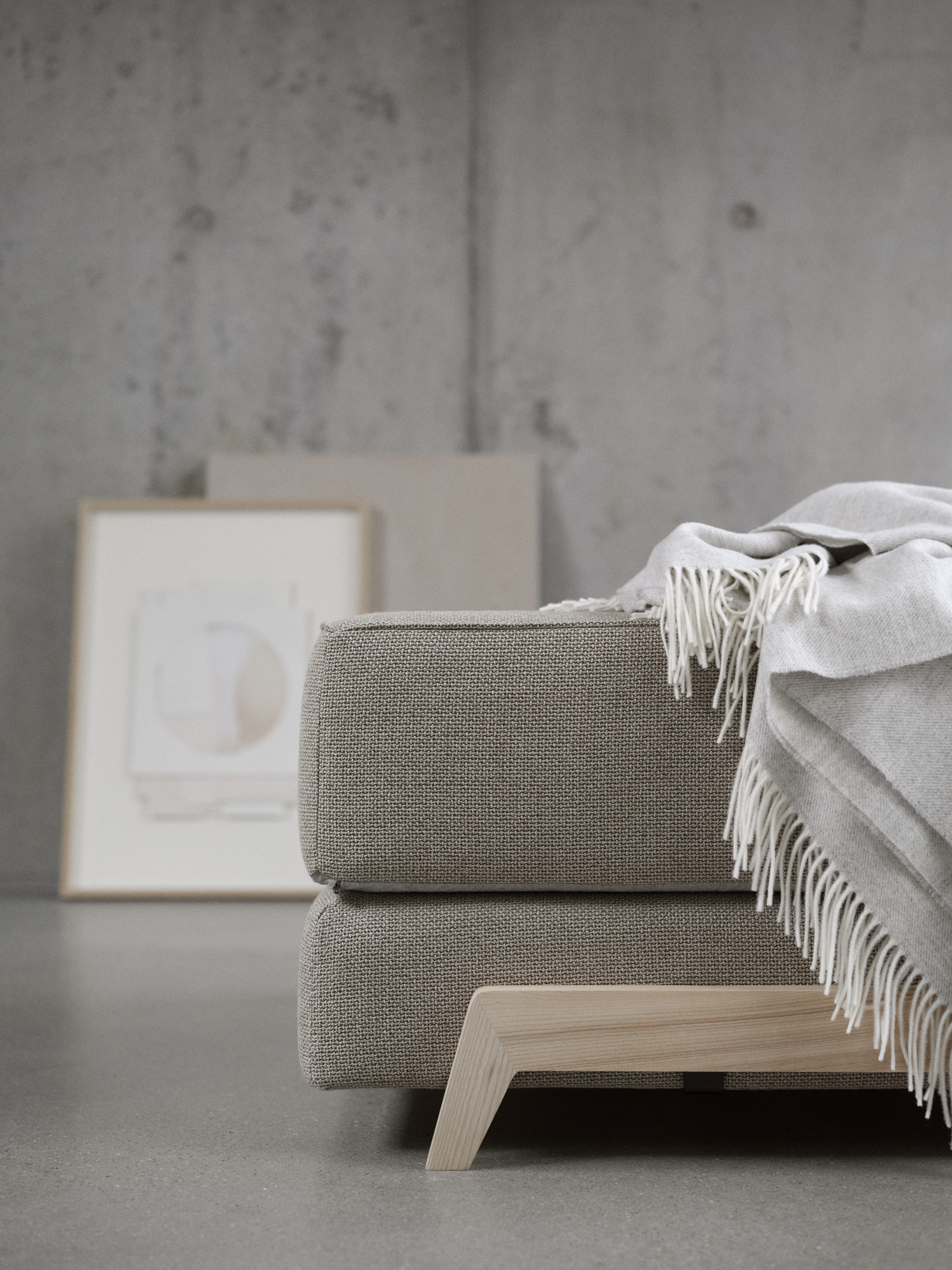 Frame Daybed Schlafsofa Nordic Sand
