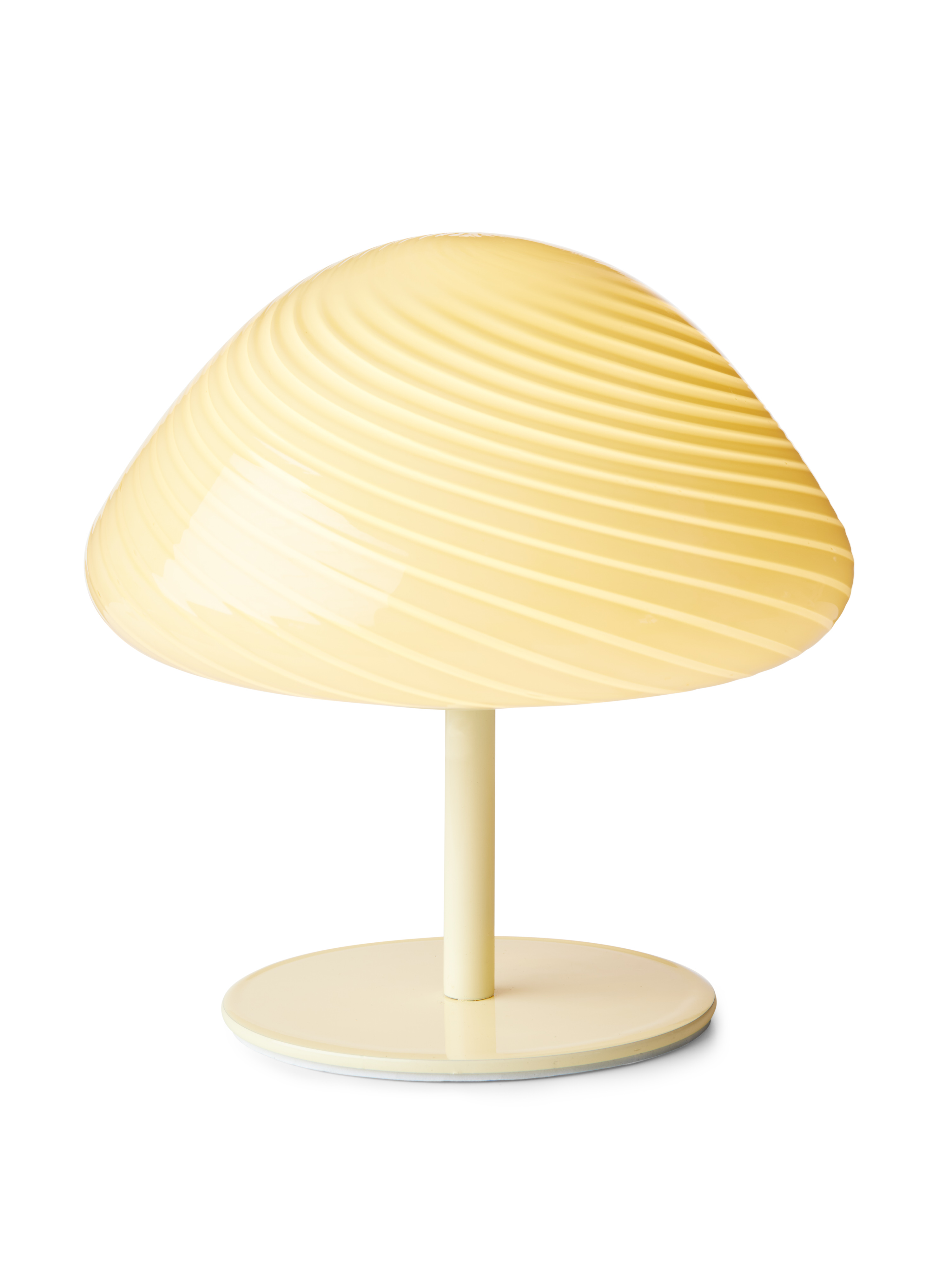 Mushroom Lampe Opalglas Cream