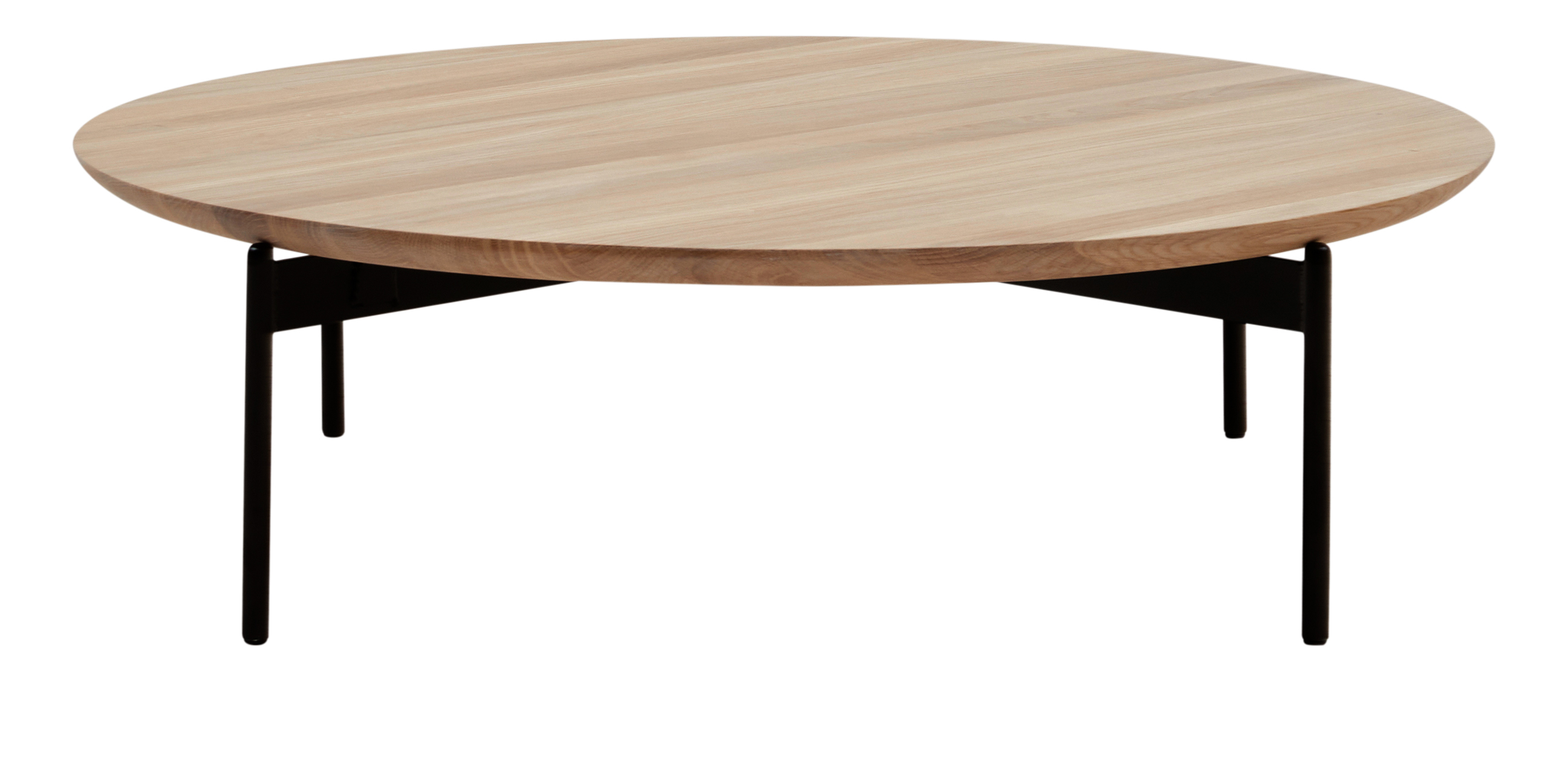 Joe Couchtisch ø 73,8 cm niedrig Eiche geölt