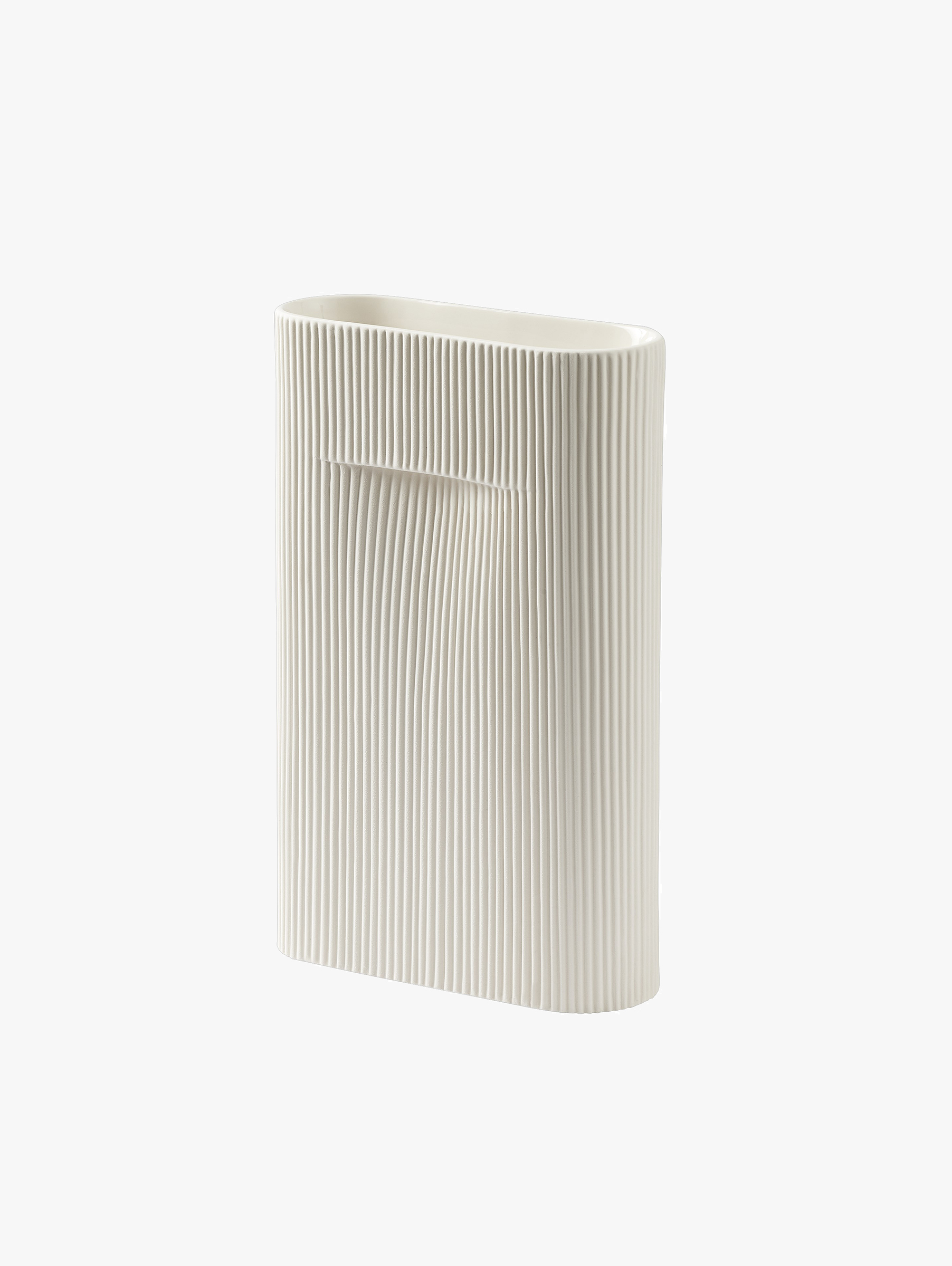 Ridge Vase H 35 cm - Off-White Ridge Vase H 35 cm - Off-White