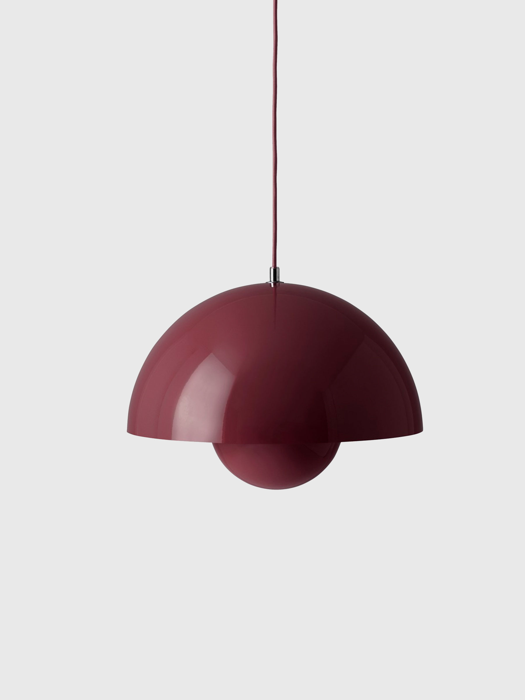 Flowerpot Pendant VP7, Dark Plum Flowerpot Pendant VP7, Dark Plum