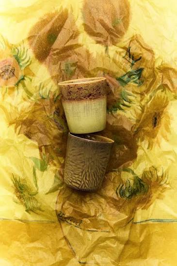 Kaffeebecher 2er Set van Gogh Sunflower 