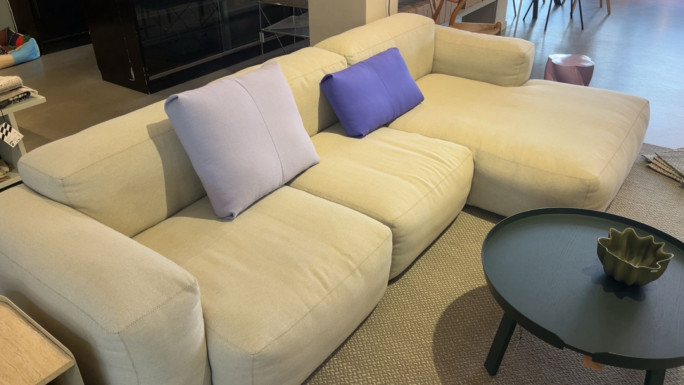 Sofa mit Chaiselongue rechts Mags Soft Low Mode