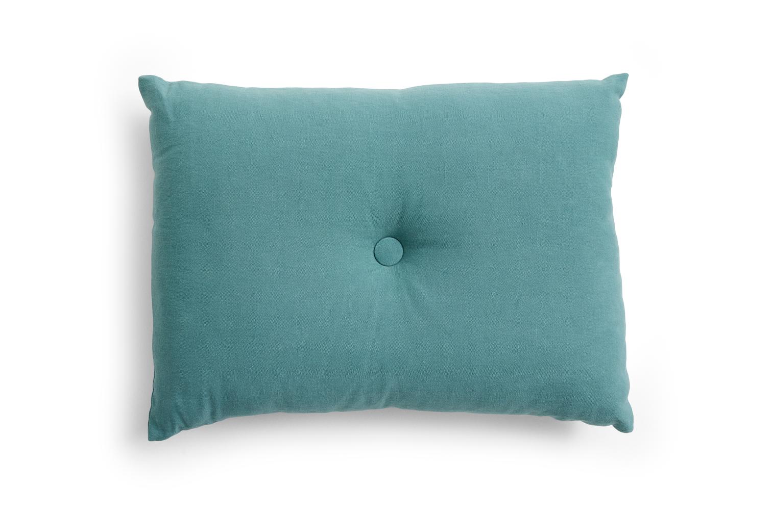 Dot Kissen Linen Petrol