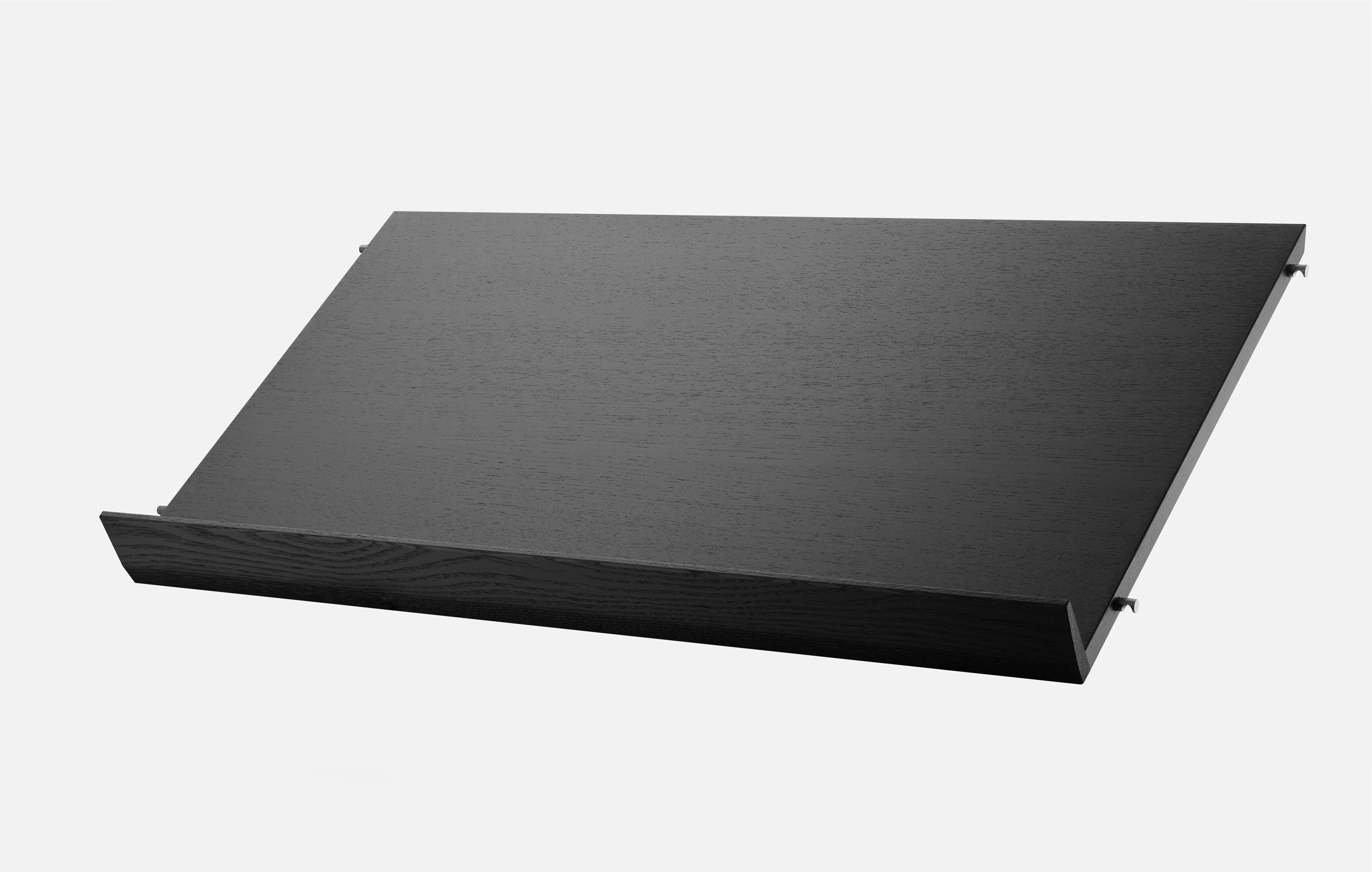 Magazin Regal Holz 78/15/30 Esche schwarz gebeizt Magazin Regal Holz 78/15/30 Esche schwarz gebeizt