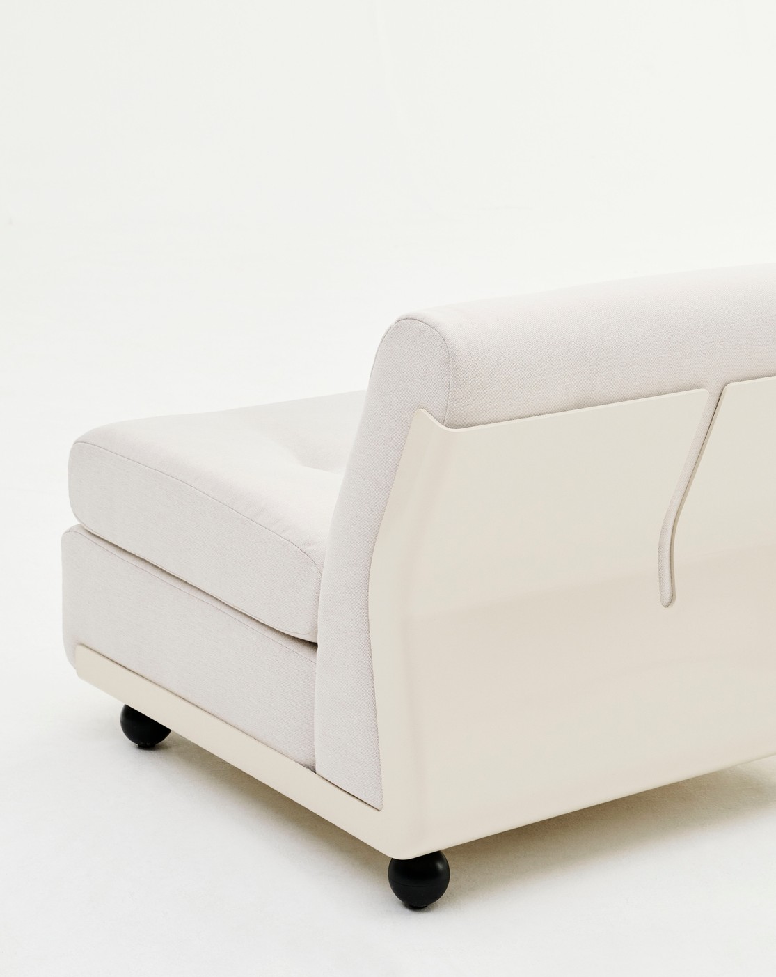 HAY Amanta 1 Sitzer - Schale Cream beige Bezug Story