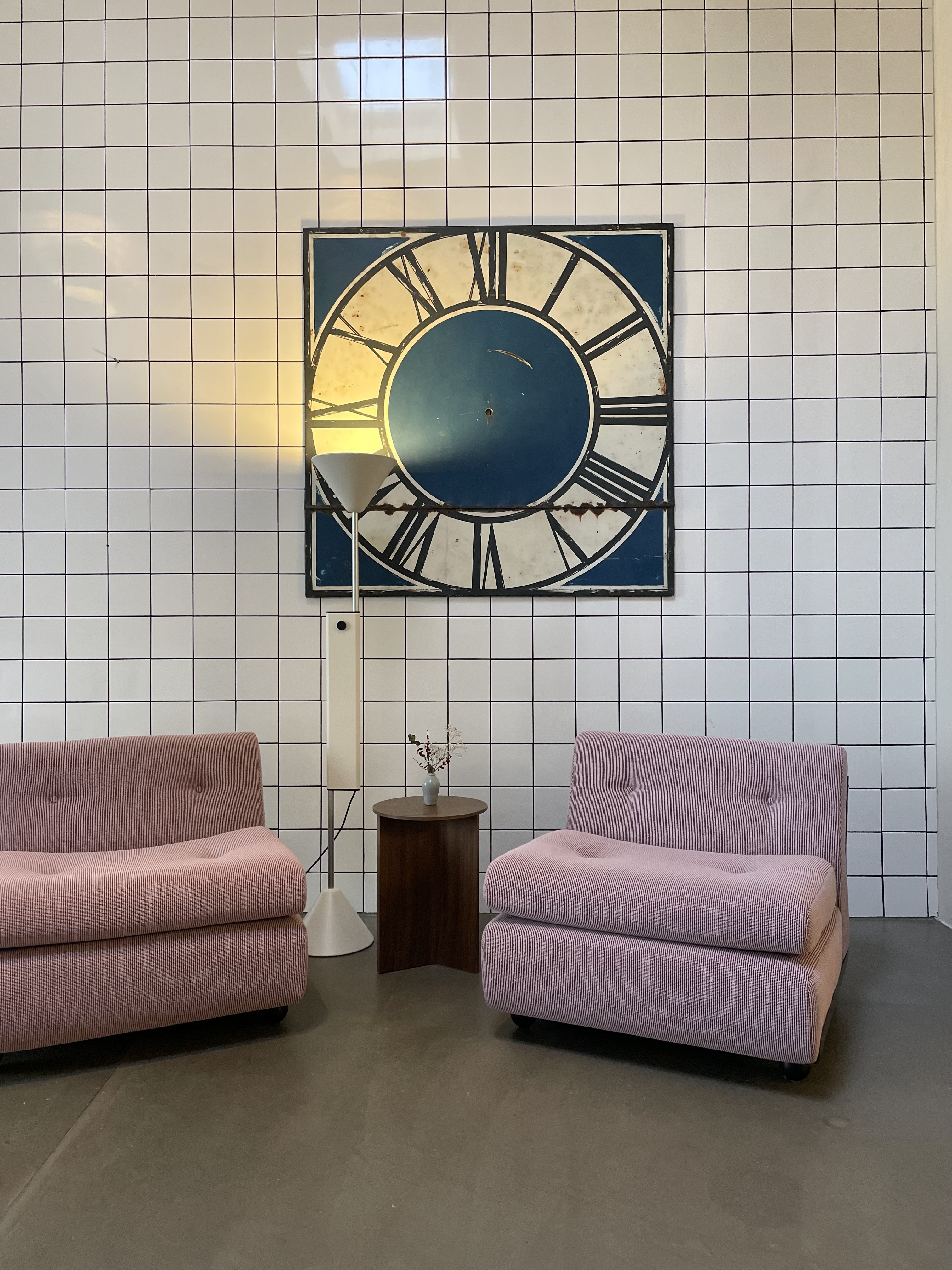 Vintage Ziffernblatt aus französischem Kirchturm