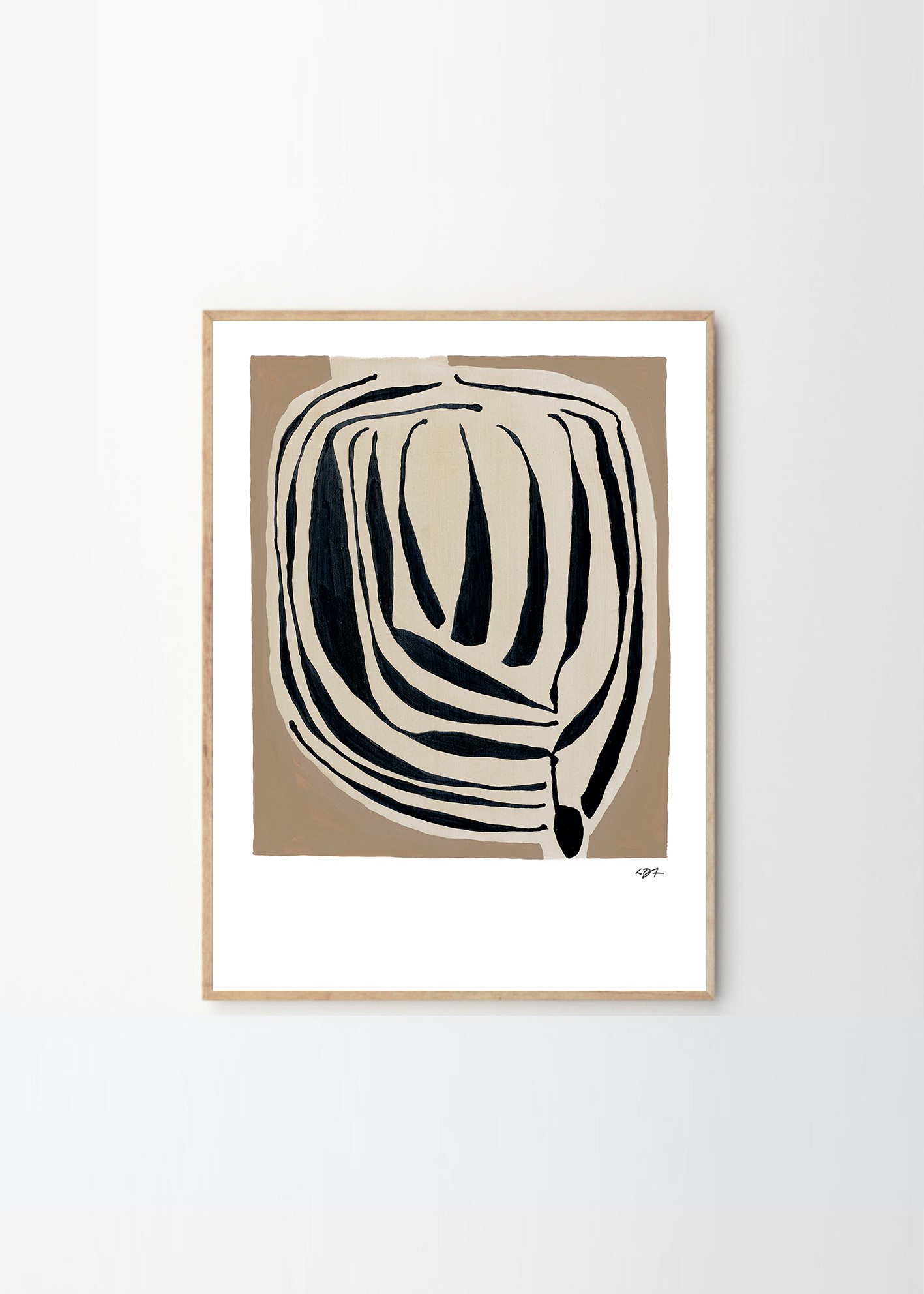 Leise Dich Abrahamsen Layered Art Print 30x40 cm Leise Dich Abrahamsen Layered Art Print 30x40 cm