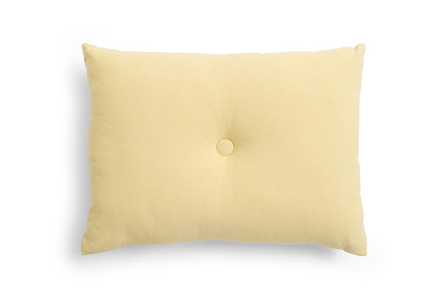 Dot Kissen Linen Soft yellow