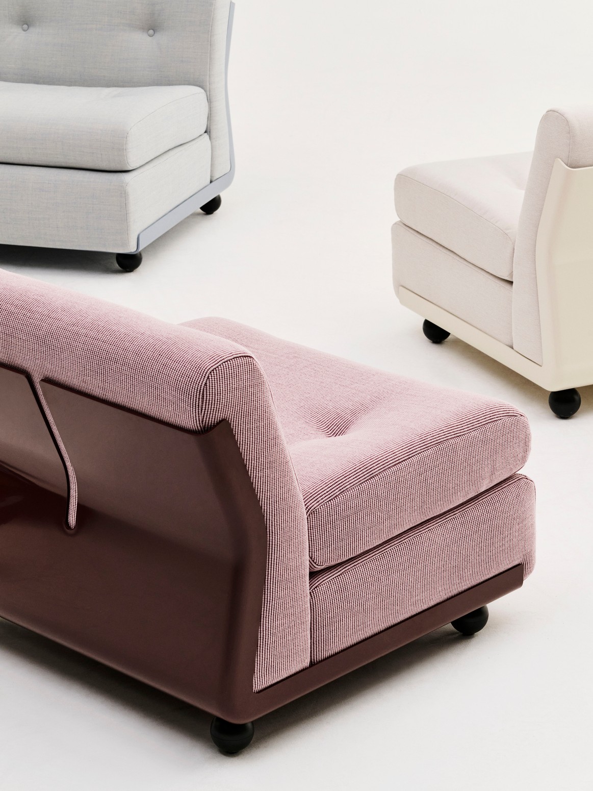 HAY Amanta 1 Sirzer - Schale Burgundy Bezug Yuma