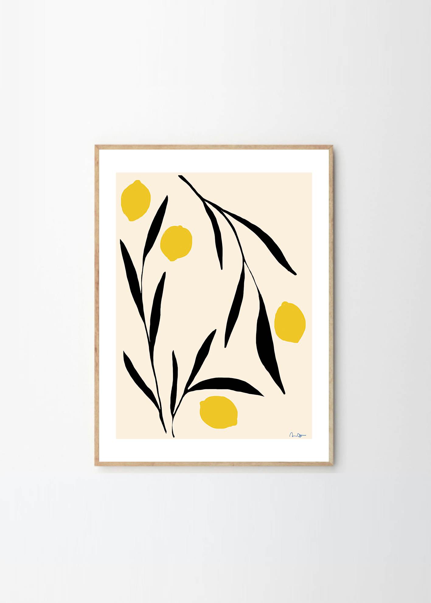 Anna Mörner Art Print Lemon 30x40 cm Anna Mörner Art Print Lemon 30x40 cm